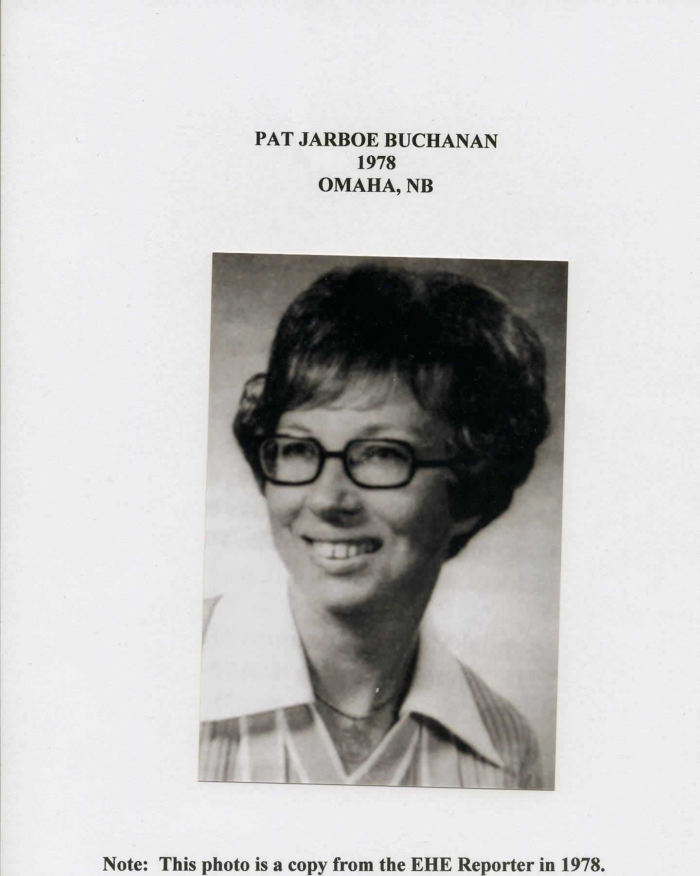 Pat Jarboe Buchanan